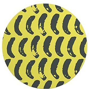 Questo Casa, Ronde digitaal bedrukte muismat, antislip onderkant, voor kantoor en thuis, diameter: 22 cm