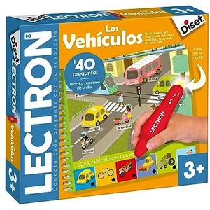 Diset Lectron 63897 Kindervoertuigen, Spaans, educatief spel, vanaf 3 jaar, meerkleurig, 24 x 21,5 x 4
