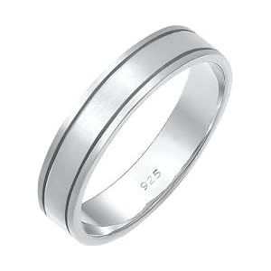 Elli Ring Elli PREMIUM Ring Dames Band Paar Bruilloft in 925 sterling zilver