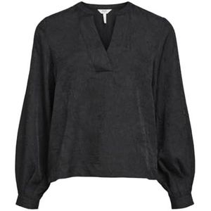 Object OBJJOHNSON RE L/S V-hals Top NOOS, zwart, 36