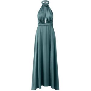 APART Fashion satijnen jurk, donkergroen, 34