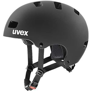 uvex kid 3 cc - robuuste fietshelm voor kinderen - individueel passysteem - geoptimaliseerde ventilatie - black matt - 55-58 cm