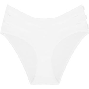 Calvin Klein Dames 3-pack bikini (laagbouw), wit/wit/wit, 2XL, Wit/Wit/Wit, XXL Plus