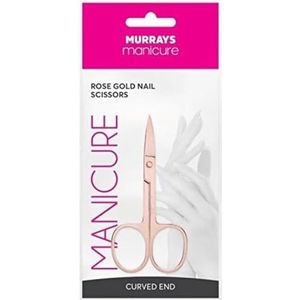 Murrays manicure nagel schaar in roze goud gekleurd metaal