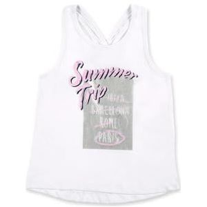Tuc Tuc Mouwloos T-shirt voor baby's en peuters, Wit, 10 jaar