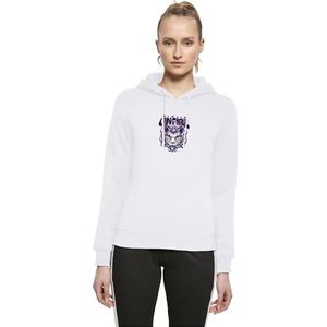 Miss Tee - Always On Fire - Hoodie - Wit - 65% Katoen, 35% Polyester