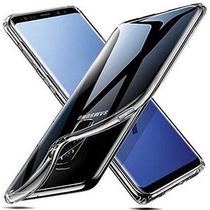 Hoes voor mobiele telefoon voor Samsung Galaxy S9 Plus/S9+, transparant, ultradun, 1,0 mm, TPU-case, beschermhoes, doorzichtig, zacht, kristalhelder, krasbestendig, aanpasbaar