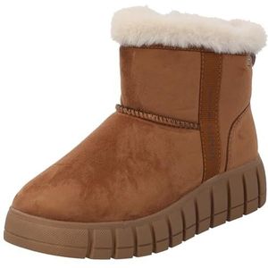 TOM TAILOR - Boots - Crème/Cognac - Laarzen