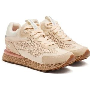 Rafia - Harding - Schoenen - Wit - Natuurlijk Leer - Gevoerde Binnenzool