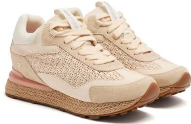 Rafia - Harding - Schoenen - Wit - Natuurlijk Leer - Gevoerde Binnenzool