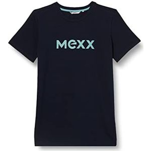 Mexx Boy's Logo Short Sleeve T-Shirt, Navy, 134-140