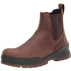 ECCO Track 25 Hydromax, Chelsea-laarzen voor heren, nubuckleer, cacao bruin, 12-12.5 US