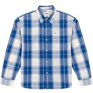 Wrangler Heren 1 PKT Shirt, Nautical Blue, XX-Large, blauw (nautical blue), XXL