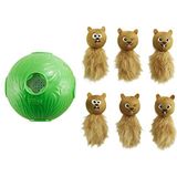 Nina Ottosson by Outward Hound Dog Snuffle N' Treat Interactive Puzzle Ball & Treat Dispenser Dog Toy