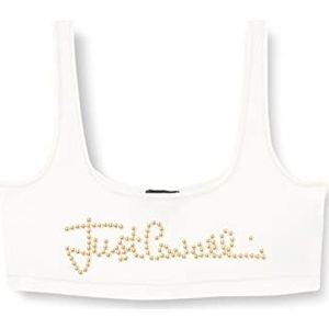 Just Cavalli Top modieuze tanktop, 102 White Smoke, 40 dames