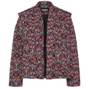 PIECES Pcsaroline Short Printed Jacket, zwart, XS