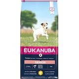 EUKANUBA premium hondenvoer met kip voor kleine rassen - droogvoer voor senior honden, 15 kg