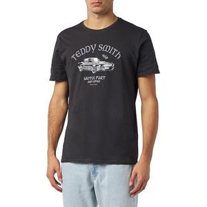 Teddy Smith T- Cars MC T-shirt voor heren, Phantom, XXL