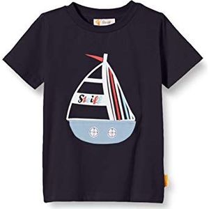 Steiff T-shirt voor jongens, blauw (navy 3032), 80 cm
