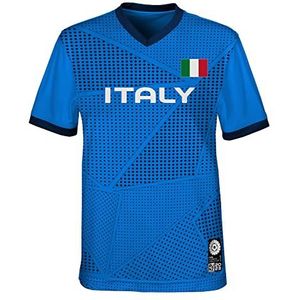 FIFA Officiële 2023 dames voetbal wereldbeker volwassen team shirt, Italië T-shirt (pak van 1)