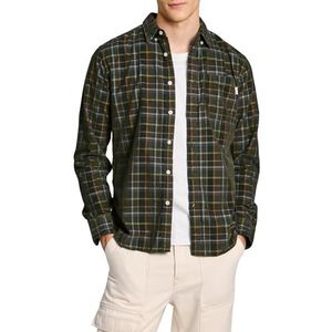 Pepe Jeans - PM308721 Max - Overhemd - Groen - Katoen - Lange Mouwen