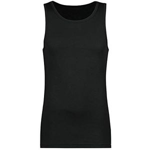 HUBER Onderhemd voor heren, zwart (zwart 0670), 3XL