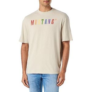 MUSTANG Heren Style Aidan C Pride T-shirt, Moonstruck 2081, L, moonstruck 2081, L