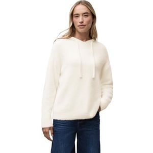Street One Dames Zachte hoodie in Beige, in size: 34