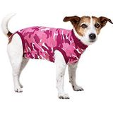 Suitical Recovey Suit Hond, XX-Small, Roze camouflage