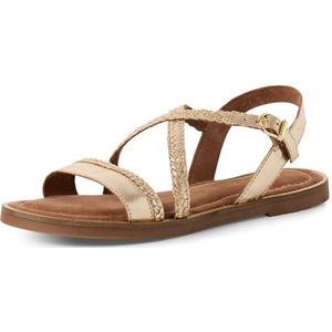 MARCO TOZZI 2-28144-44 damessandalen, metallic, 37 EU