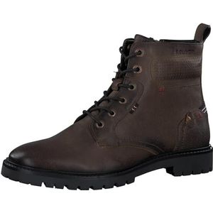 s.Oliver 5-15220-43 Lace Boot Flat Enkellaarzen voor heren, bruin, 44 EU