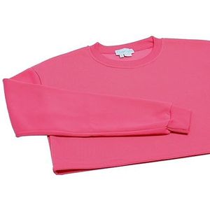 Nally Trui met lange mouwen voor dames van 100% polyester met ronde hals ROSA maat S, roze, S