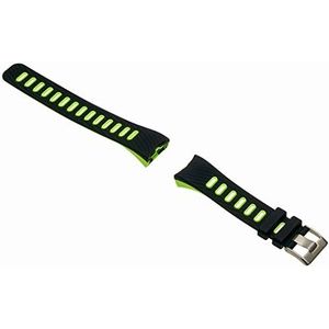 Garett Fit 23 GPS Smartwatch siliconen riem, zwart/groen
