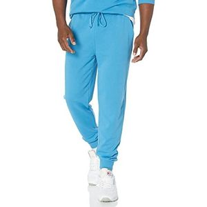 Amazon Essentials Lichtgewicht joggingbroek van Franse badstof voor heren (verkrijgbaar in groot en lang), turkooisblauw, S