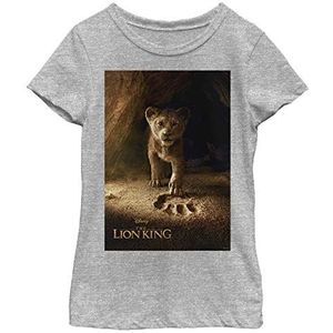 Disney meisjes Lion King - Simba Poster T-shirt T-Shirt Athletic Heather XS