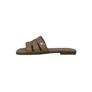 XTI 142891, platte sandalen voor dames, Taupe, 40 EU