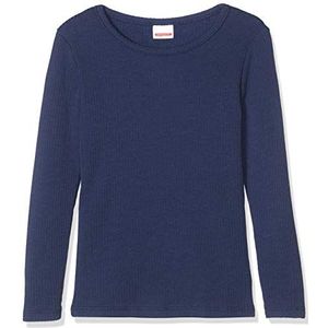 Damart - Uniseks T-shirt, lange mouwen, thermolactyl-top, wollig mesh met zacht gevoel - warmtestand 3, Blauw (Marine Chiné 56700-08131-), 6 jaar