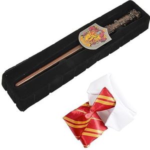 Ciao Harry Potter vermommingskit (toverstaf 30 cm, stropdas en Griffoendor-embleem) in geschenkdoos