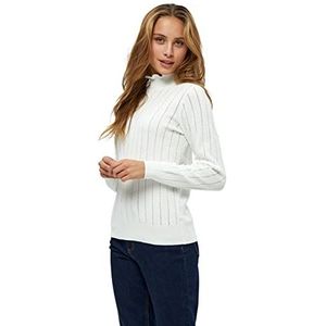 Peppercorn Dames Tana Ruffle Pullover | Wit UK | Herfst dames truien | Maat XL, 235 Cloud Dancer, 235 Cloud Danser, XL