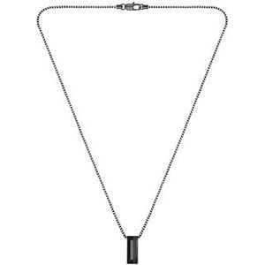 BOSS - CANDOR - Herenketting - Zwart - Roestvrij Staal - 609 mm