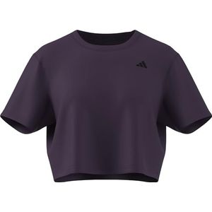 Adidas - Train Essentials - Workout T-shirt - Paars - Korte Mouwen