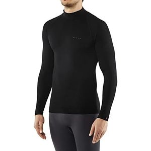 FALKE SK Impulse functioneel shirt voor heren, functioneel garen, zwart, wit, ademend, voor sport, skiën met lange mouwen, compressie, minder risico op letsel, 1 stuk