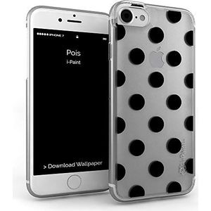 i-Paint Polka Dot Beschermende Glamour Case voor iPhone 7/8