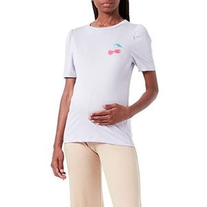 MAMALICIOUS Mlkirsa S/S Jersey Top A T-shirt voor dames, Dikte/detail: borduurwerk, L