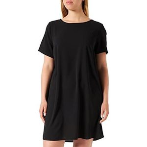 ONLY CARMAKOMA Carlux Ss Tunic Dress WVN Noos blousejurk voor dames, zwart, 52 NL