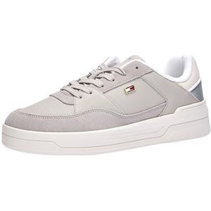 Tommy Hilfiger Dames Essent Basket Sneaker Metallic FW0FW08615, Grijs, 6.5 UK, Grijs, 40 EU