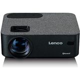 Lenco LPJ-700 Mini Beamer - Bluetooth Beamer - Mini Projector 4000 Lumen - 30.000 uur levensduur - Full HD - Bluetooth 5.0 - 2 x HDMI - USB - afstandsbediening - zwart/grijs