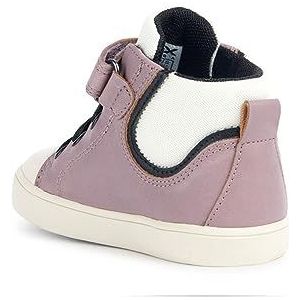 Geox B Gisli Girl D Sneakers voor meisjes, Dk Rose Lt Ivory, 26 EU