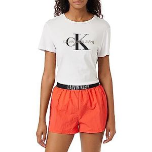Calvin Klein Dames korte onderkant, Heldere Vermillion, XS