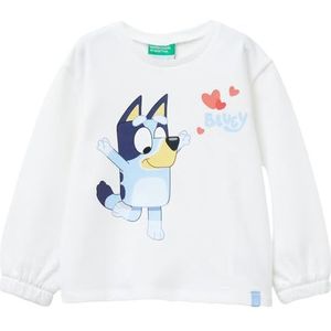 United Colors of Benetton Maglia G/C M/L 3j70g10kg trainingspak, wit, 2 jaar meisjes en meisjes, Wit, 24 Maanden